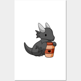 Dragon Coffee Black Posters and Art